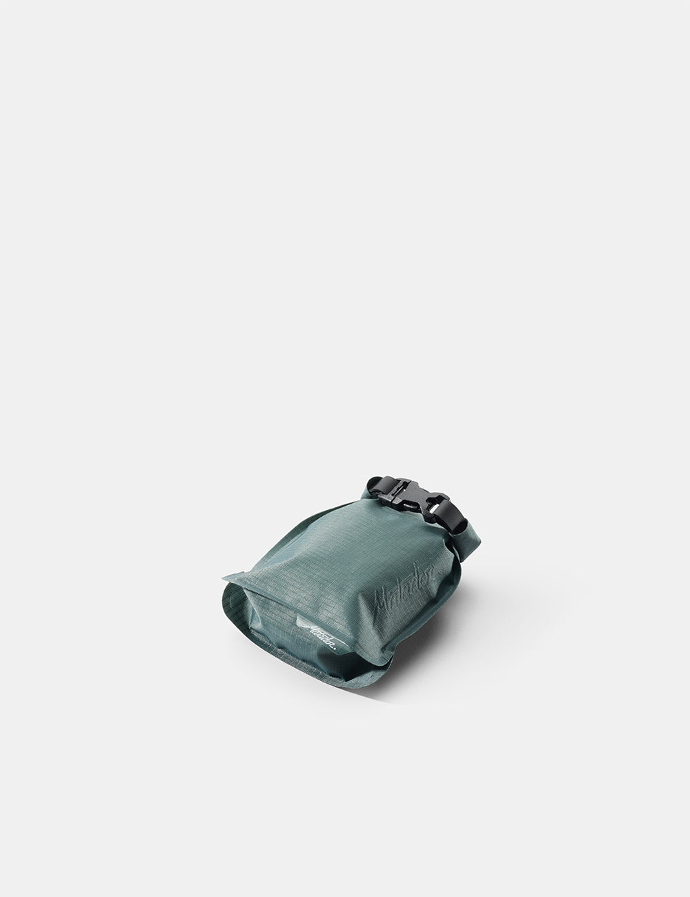 Matador FlatPak Soap Bar Case in Juniper green with black buckle closure