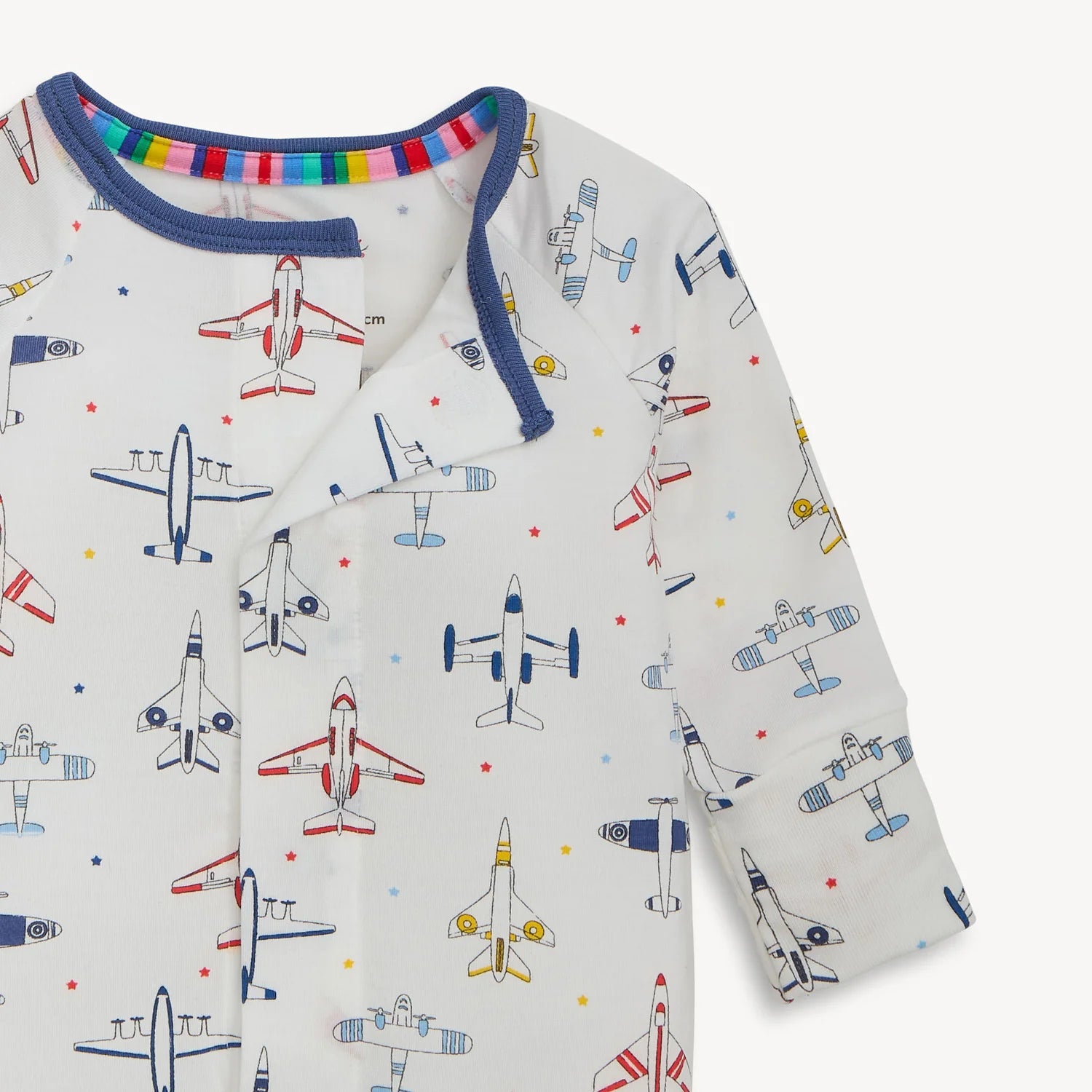 Just Plane Fun Modal Magnetic Convertible Coverall 3-6 Months