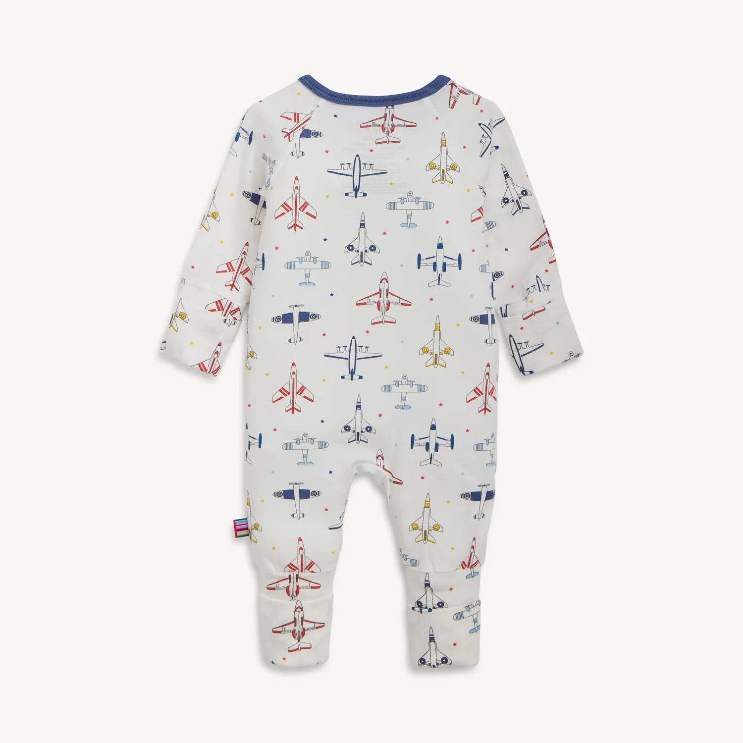 Just Plane Fun Modal Magnetic Convertible Coverall 3-6 Months