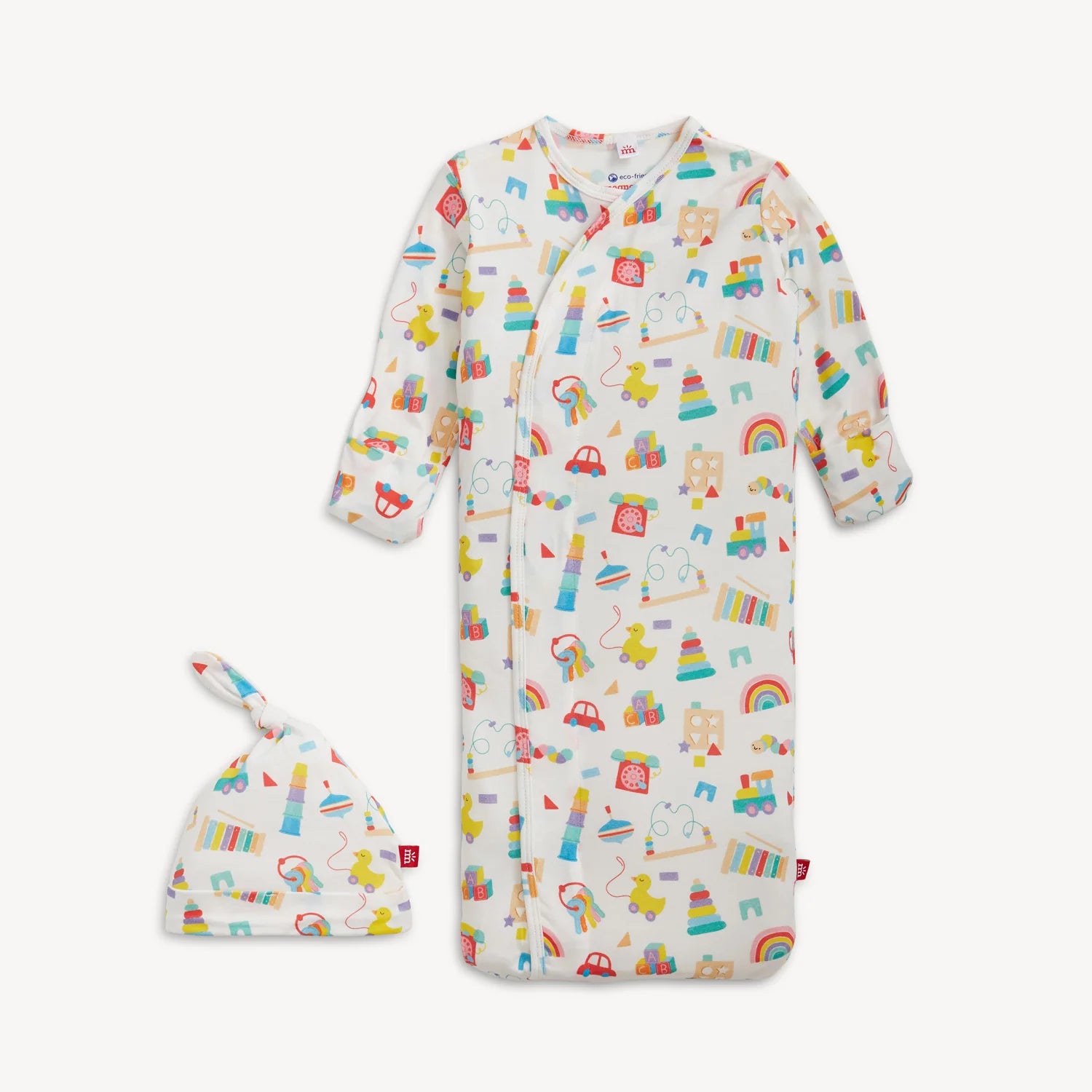 Play All Day Modal Magnetic Gown & Hat Set 0-3 Months