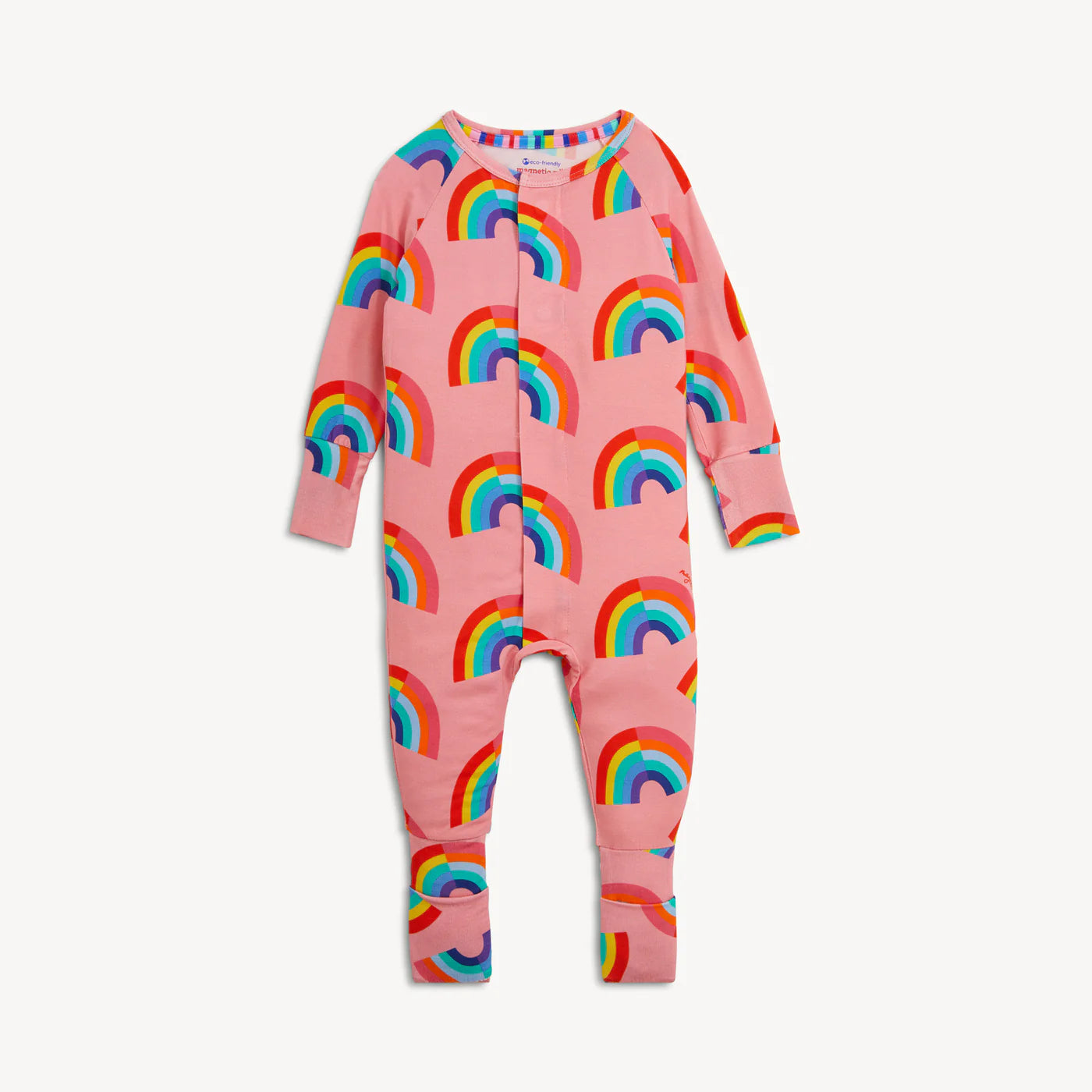 KALEIDO-HOPES MODAL CONVERTIBLE COVERALL-6-9 MOS