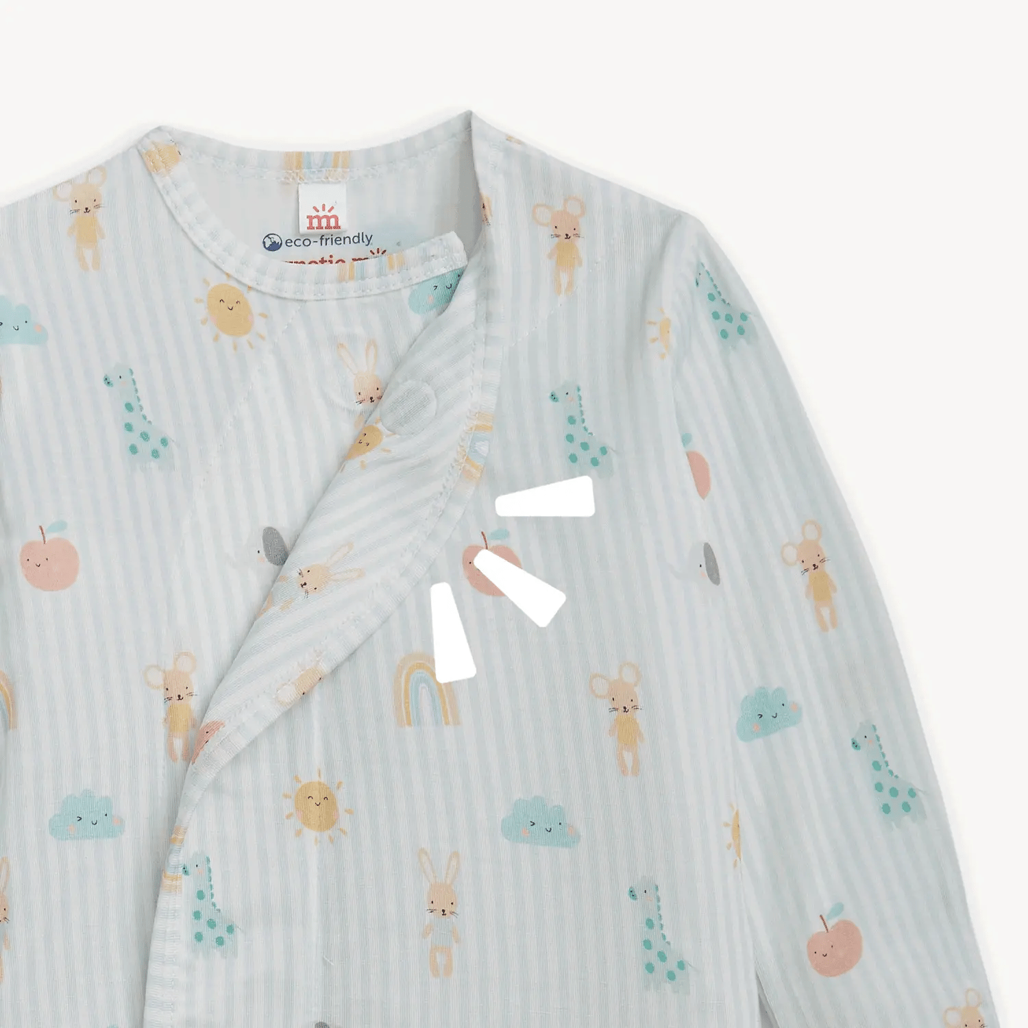 LULLABY SKY BLUE MODAL GOWN & HAT NB-3MOS