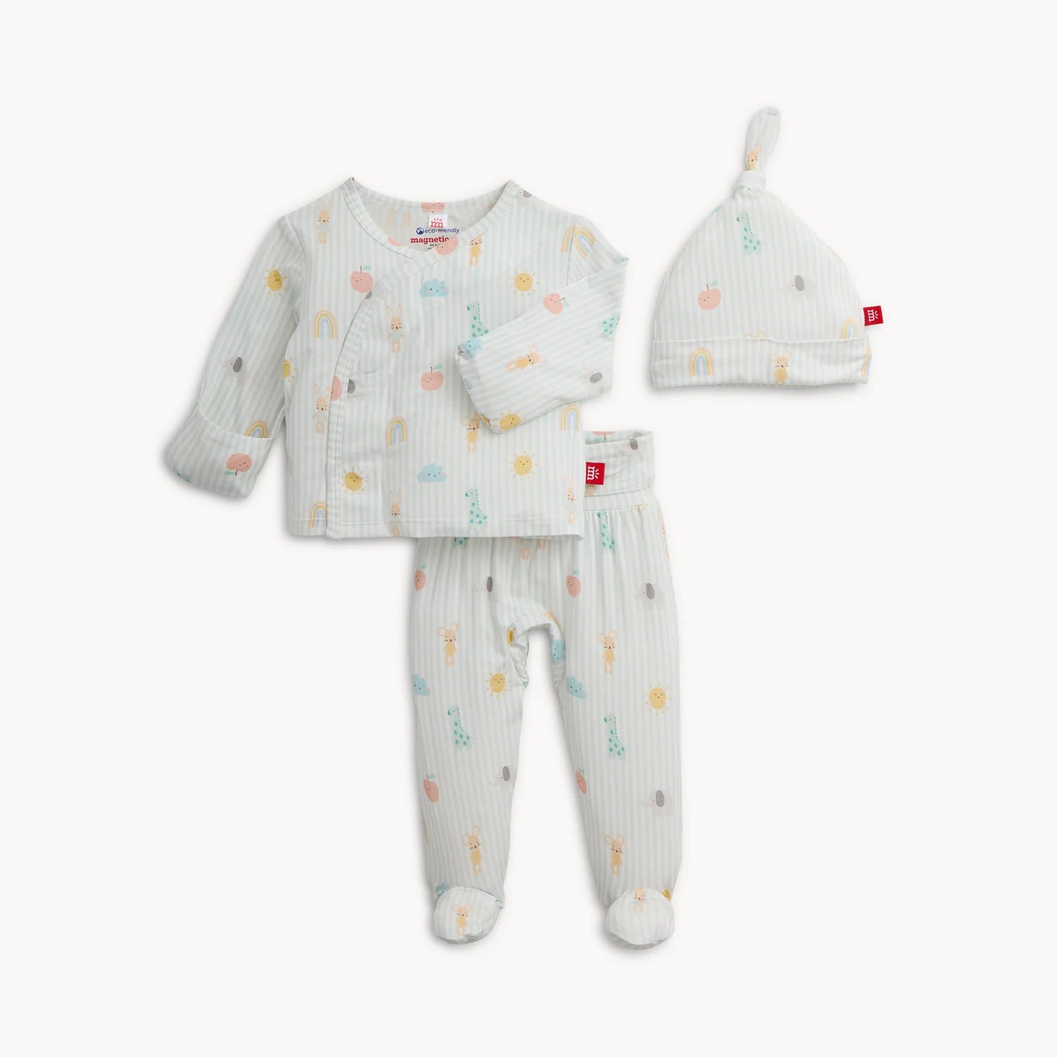 LULLABY SKY BLUE MODAL KIMONO SET 0-3 MOS