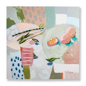 Madeline Hand-Embellished Giclee 40"x40"