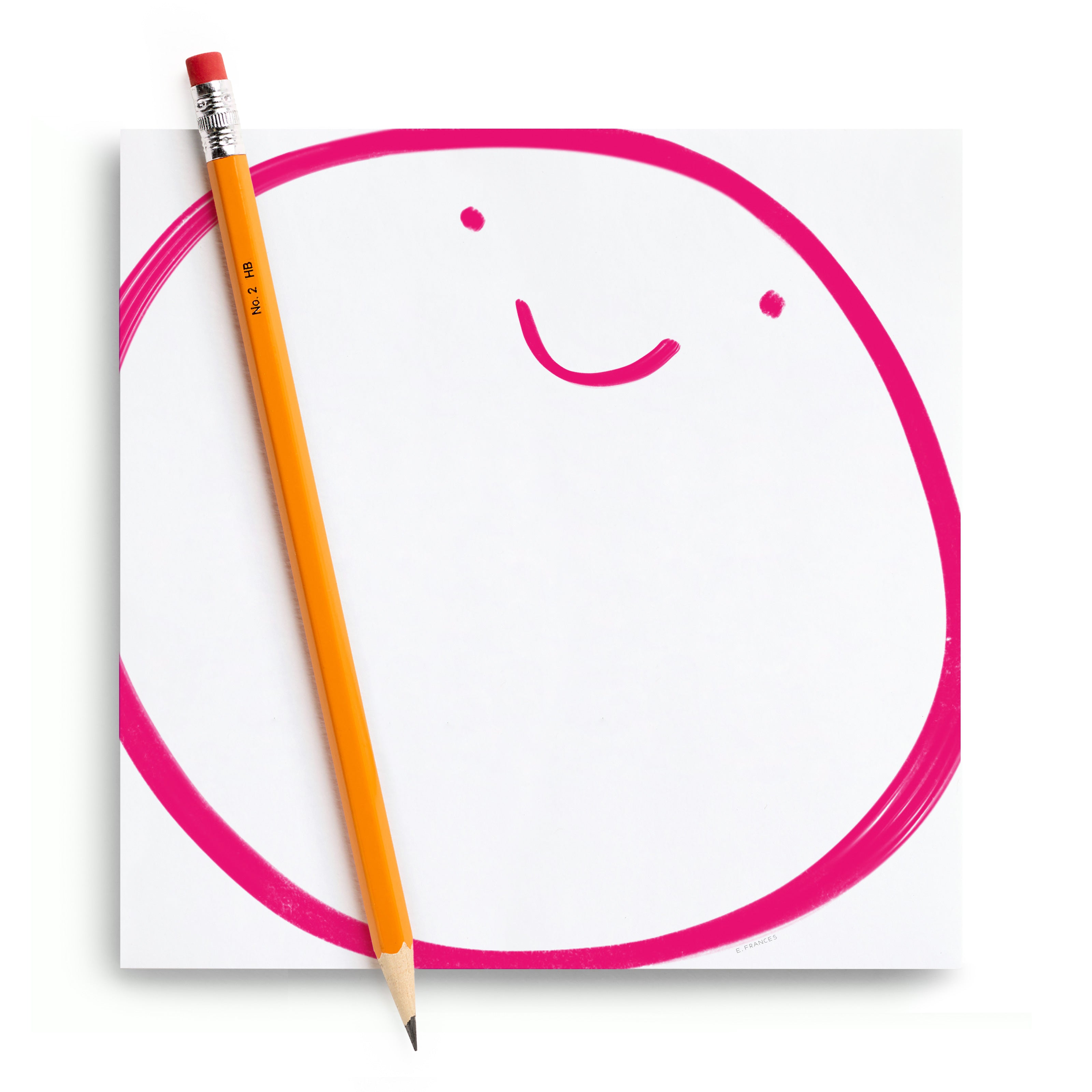 BIG SMILE CHUNKY SQUARE NOTE PAD