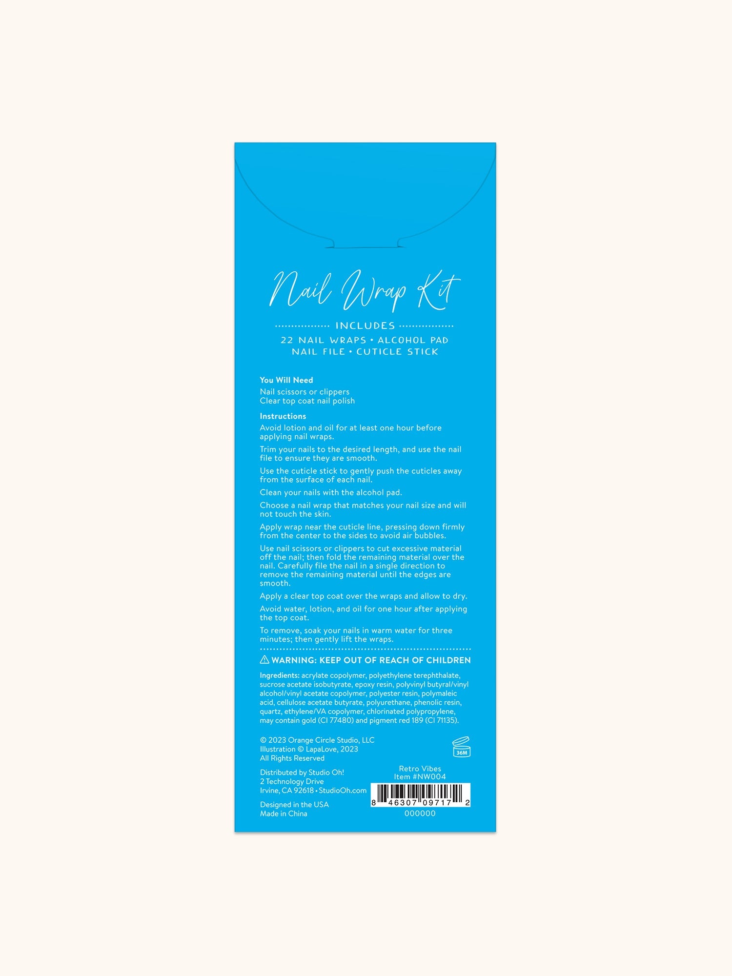 NAIL WRAP KIT RETRO VIBES