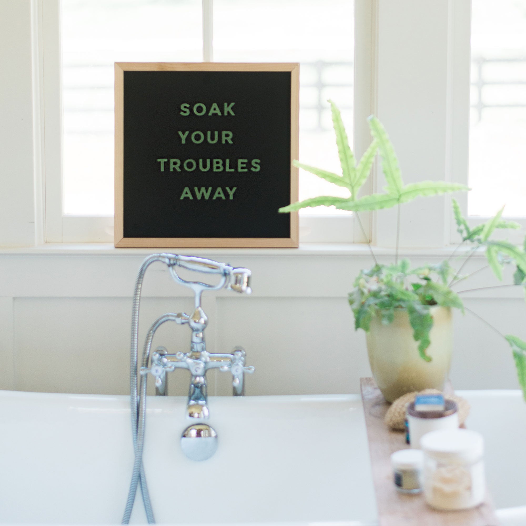 Magnetic Letters Olive Juice (sans serif)