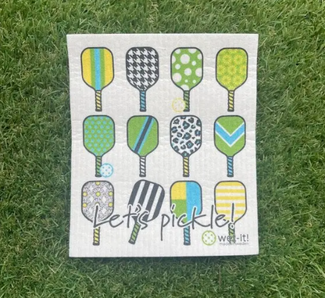 PICKLE PADDLE FUN SWEDISH CLOTH