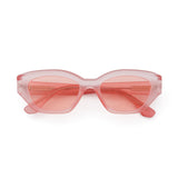 Aiden - Transparent Matte Pink - Polarized Sunglasses
