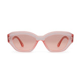 Aiden - Transparent Matte Pink - Polarized Sunglasses