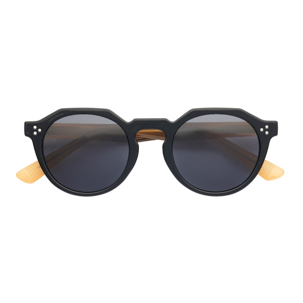 Shay - Black/Smokey Temple - Smokey Lens