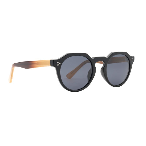 Shay - Black/Smokey Temple - Smokey Lens