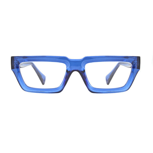 Ulla - Transparent Royal Blue (1.25) Blue Light Blockers