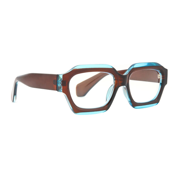 Grace - Brown/Blue (2.00) Blue Light Blockers
