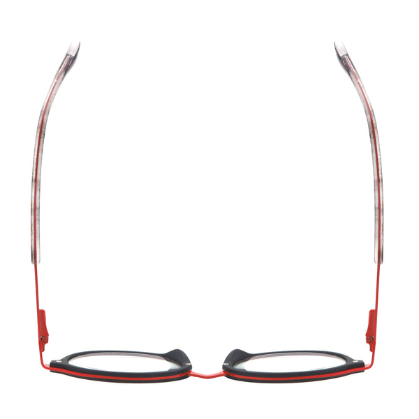 Teddy - Black/Red Metal (1.75) Blue Light Blockers
