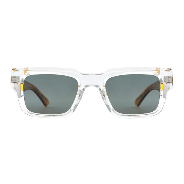 Cade - Clear/Tortoise Temples - Smokey Lens