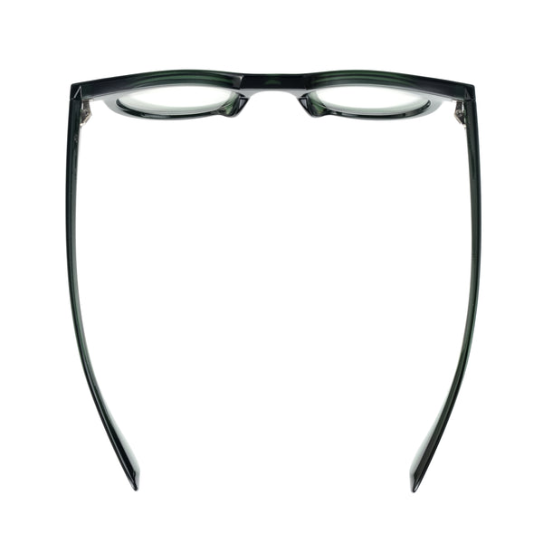 Kai - Transparent Green (2.00) Blue Light Blockers