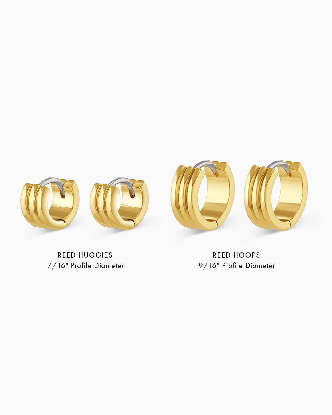 Reed Huggies Gold (stainless steel post)