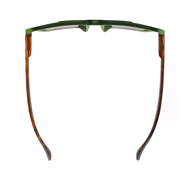 Remy - Matte Green/Tortoise (1.50) Tinted Readers