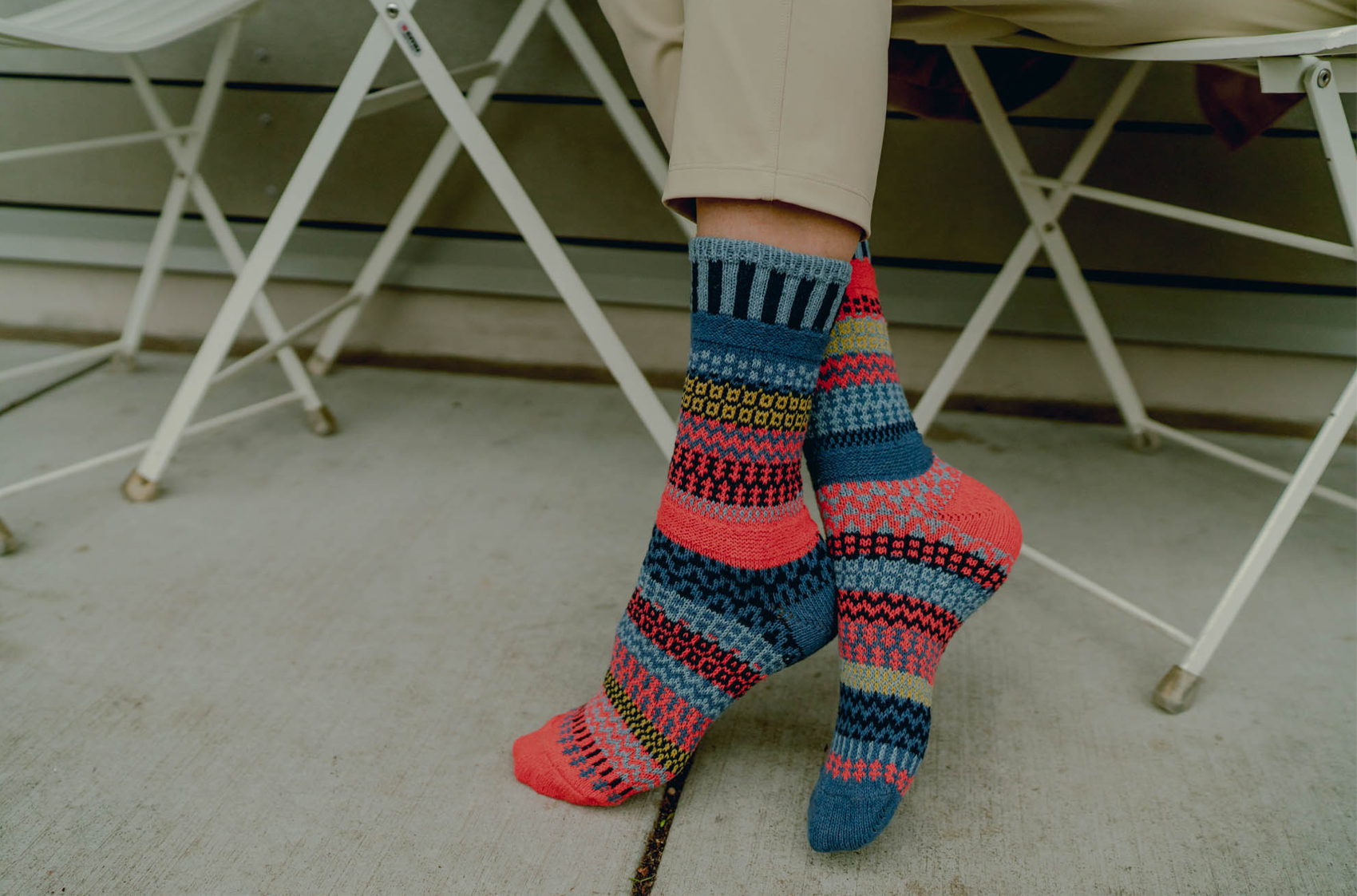 Masala Crew Socks - Medium (W: 8-10, M: 7-9)