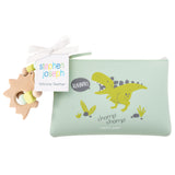 Silicone Teether w/Pouch Dino