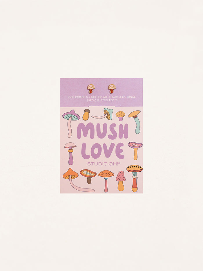 MUSHROOM EARRINGS