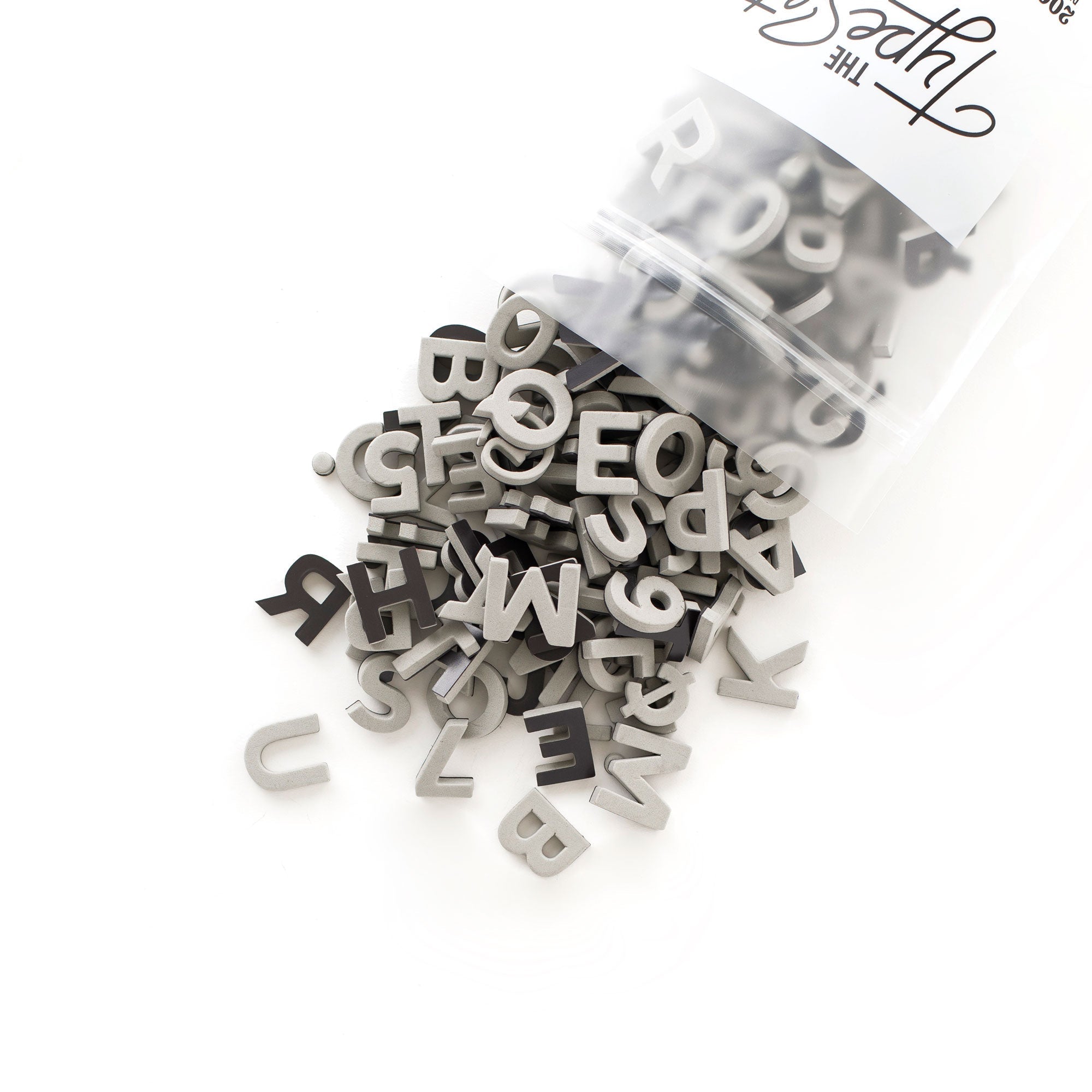 Magnetic Letters Galaxy Gray (sans serif)