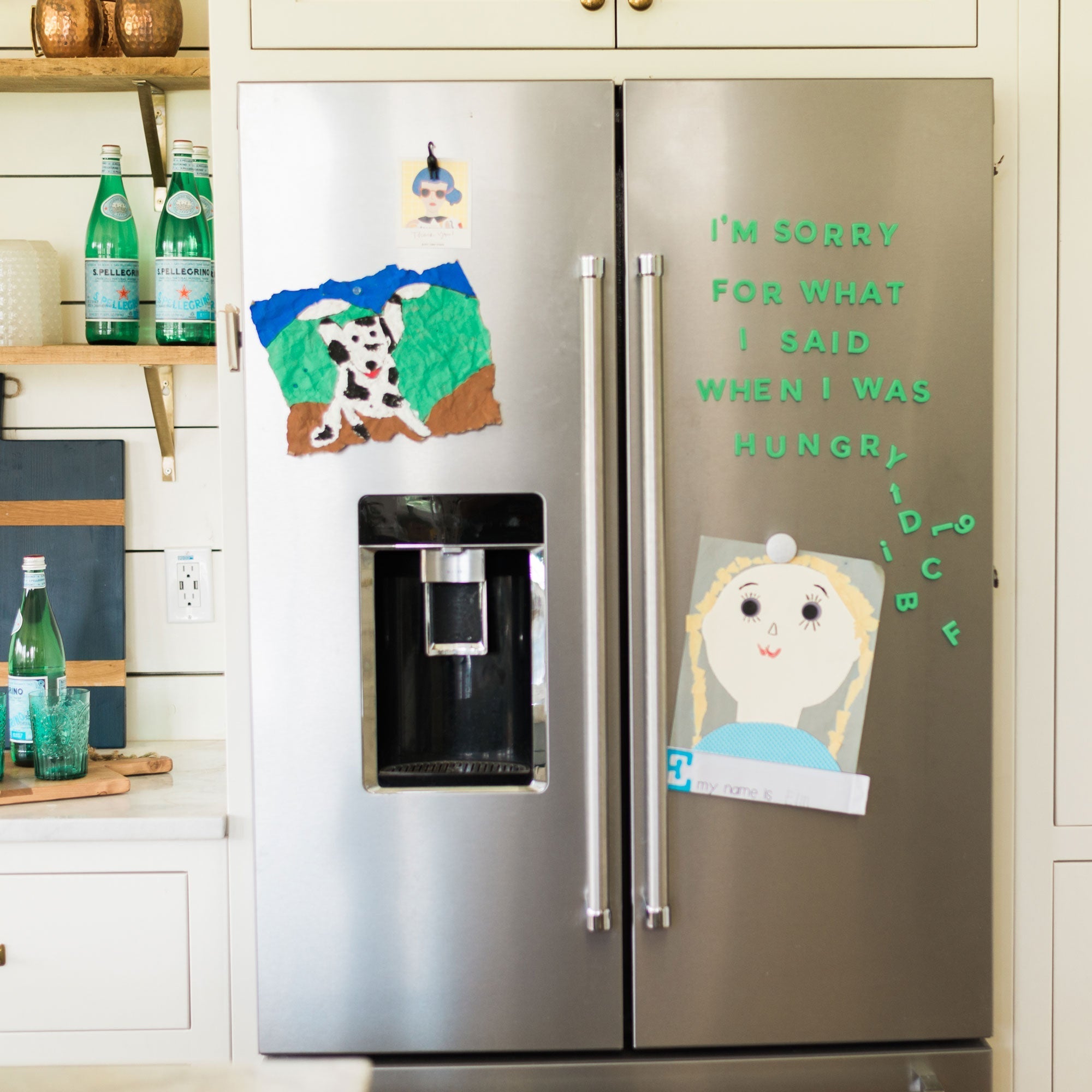 Magnetic Letters Uncut Grass (sans serif)