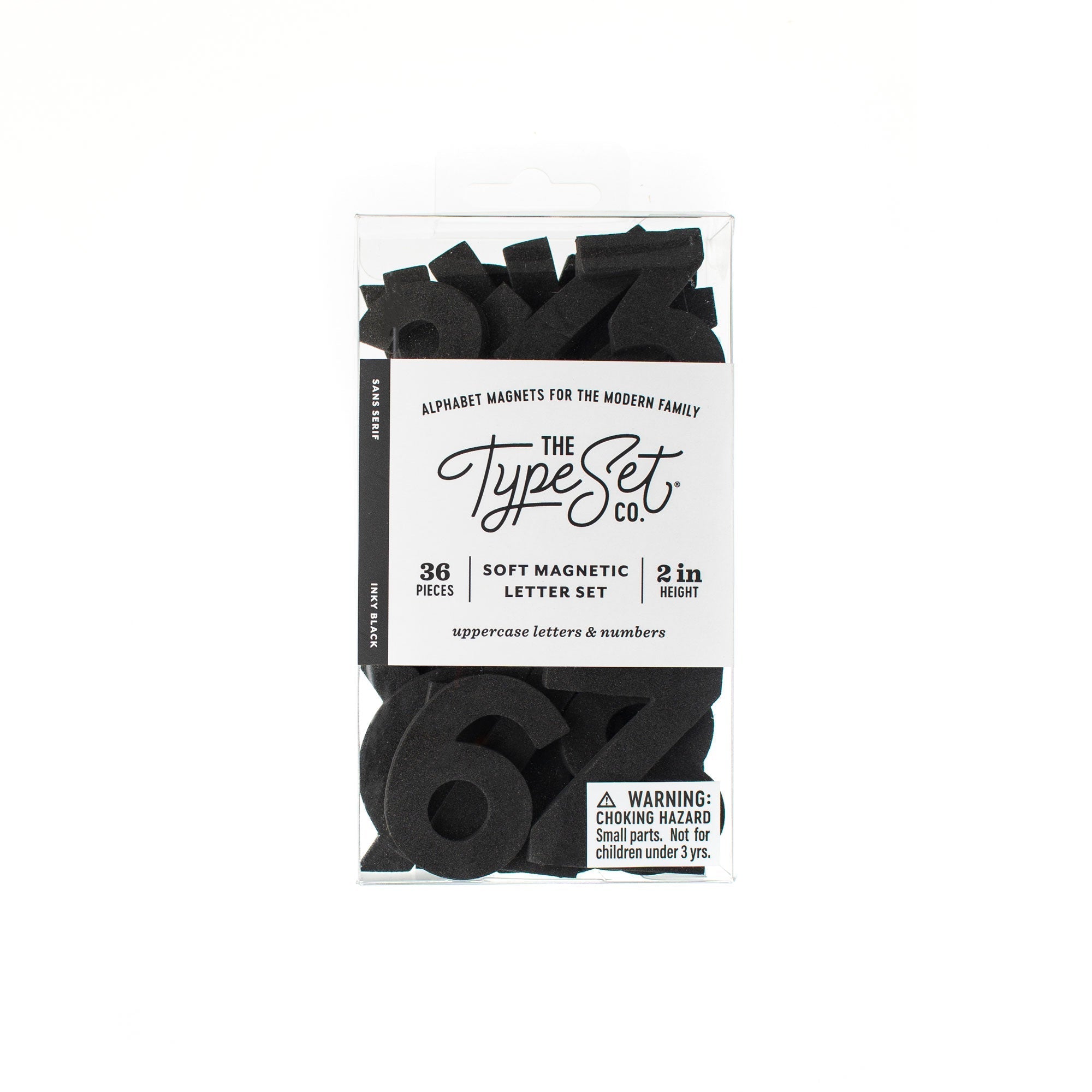 Magnetic Letters Inky Black (sans serif)