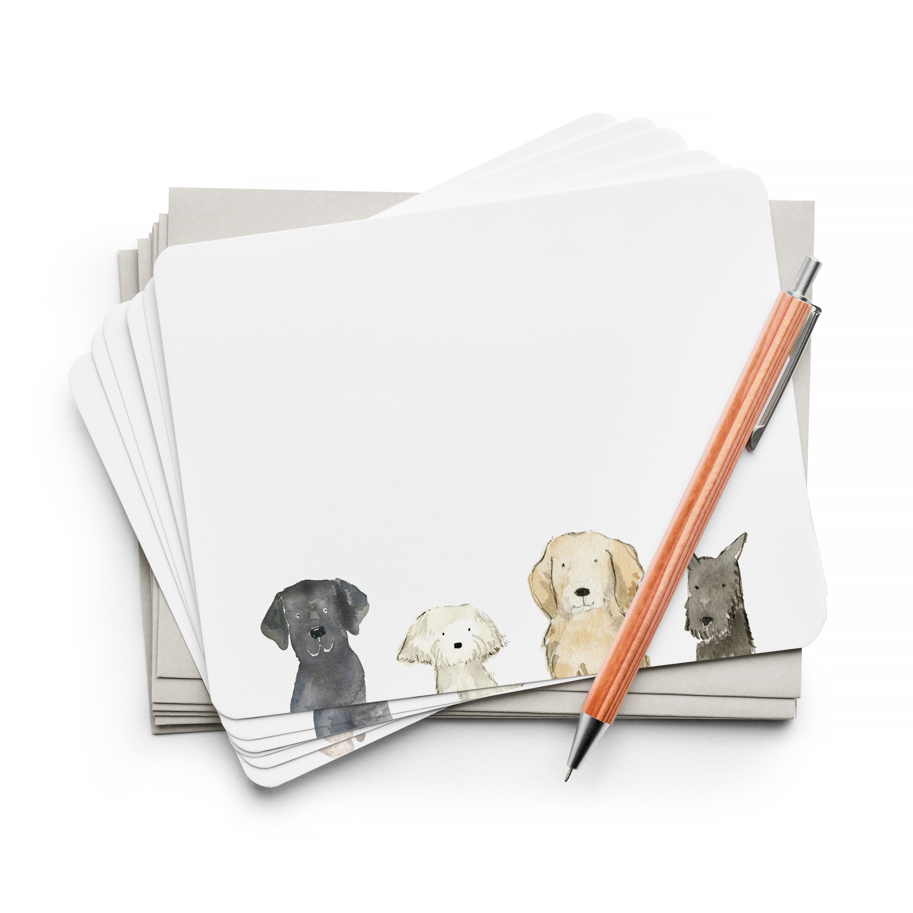DOG DAYS FLAT NOTES-BOXED SET OF 8