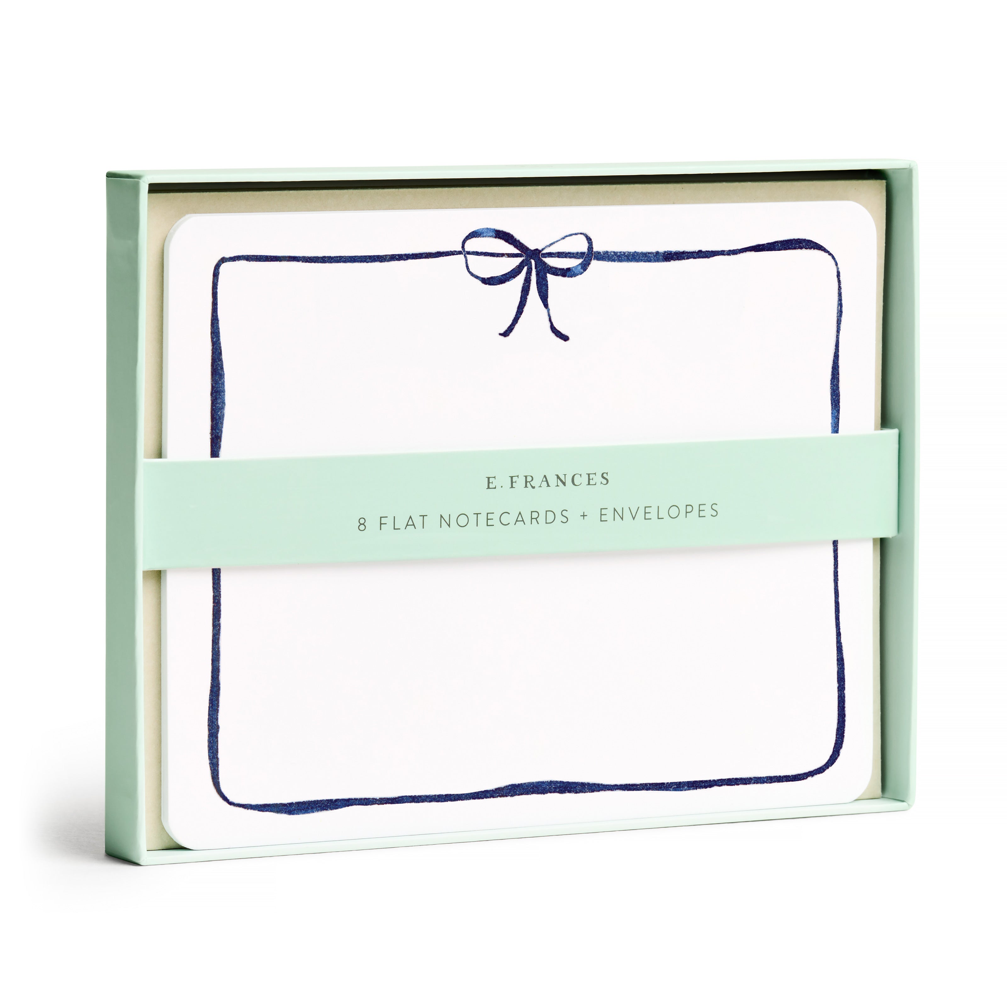 NAVY BOW FLAT NOTES BOXED SET OF 8