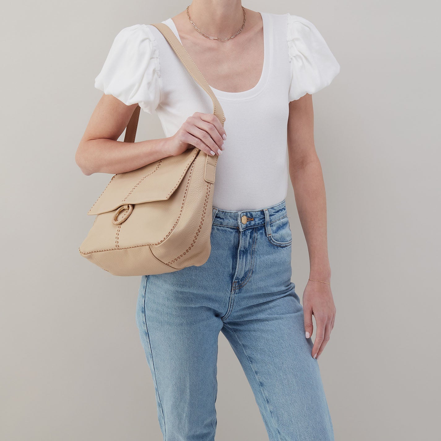 Austin Shoulder Bag - Linen
