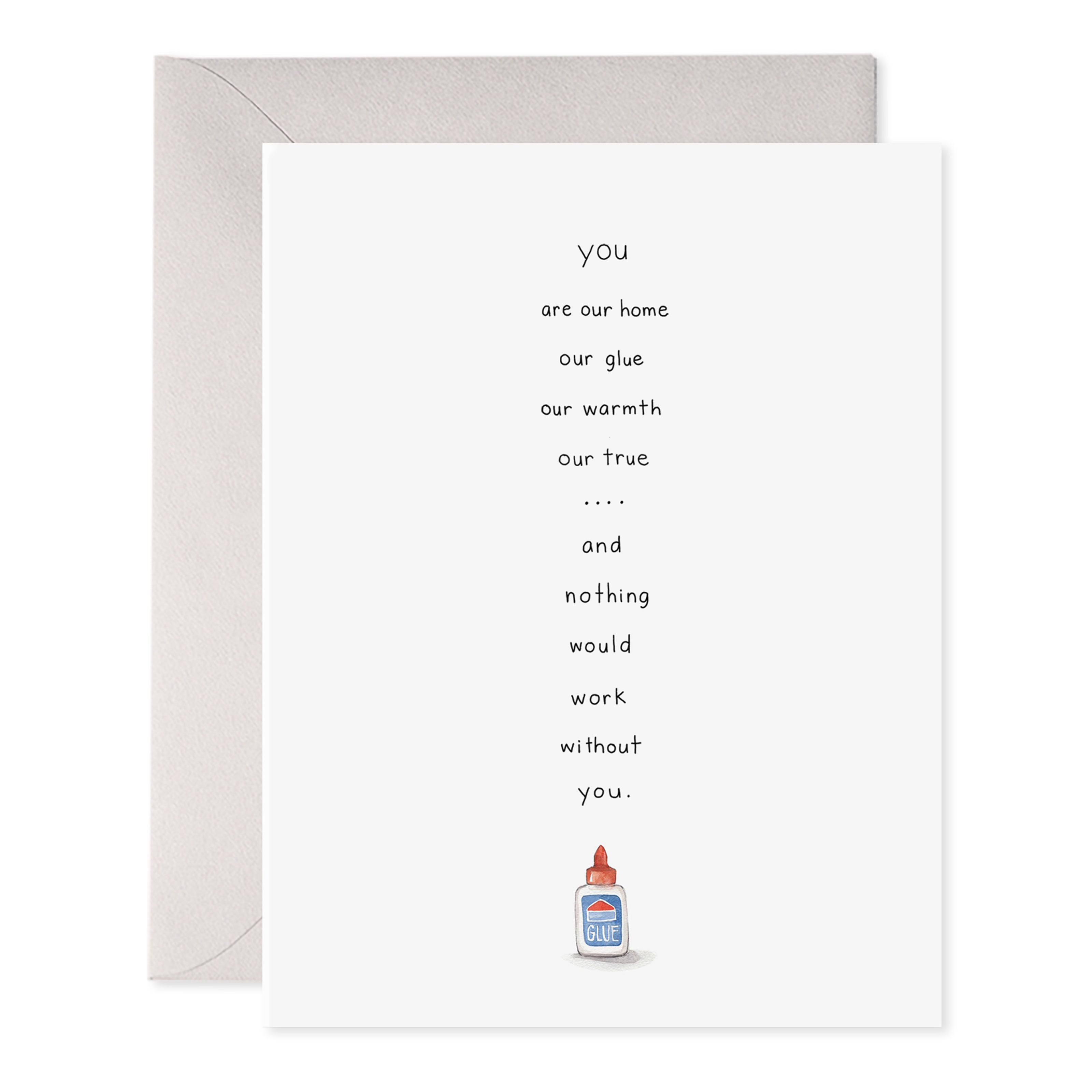 Glue Mother's Day Card