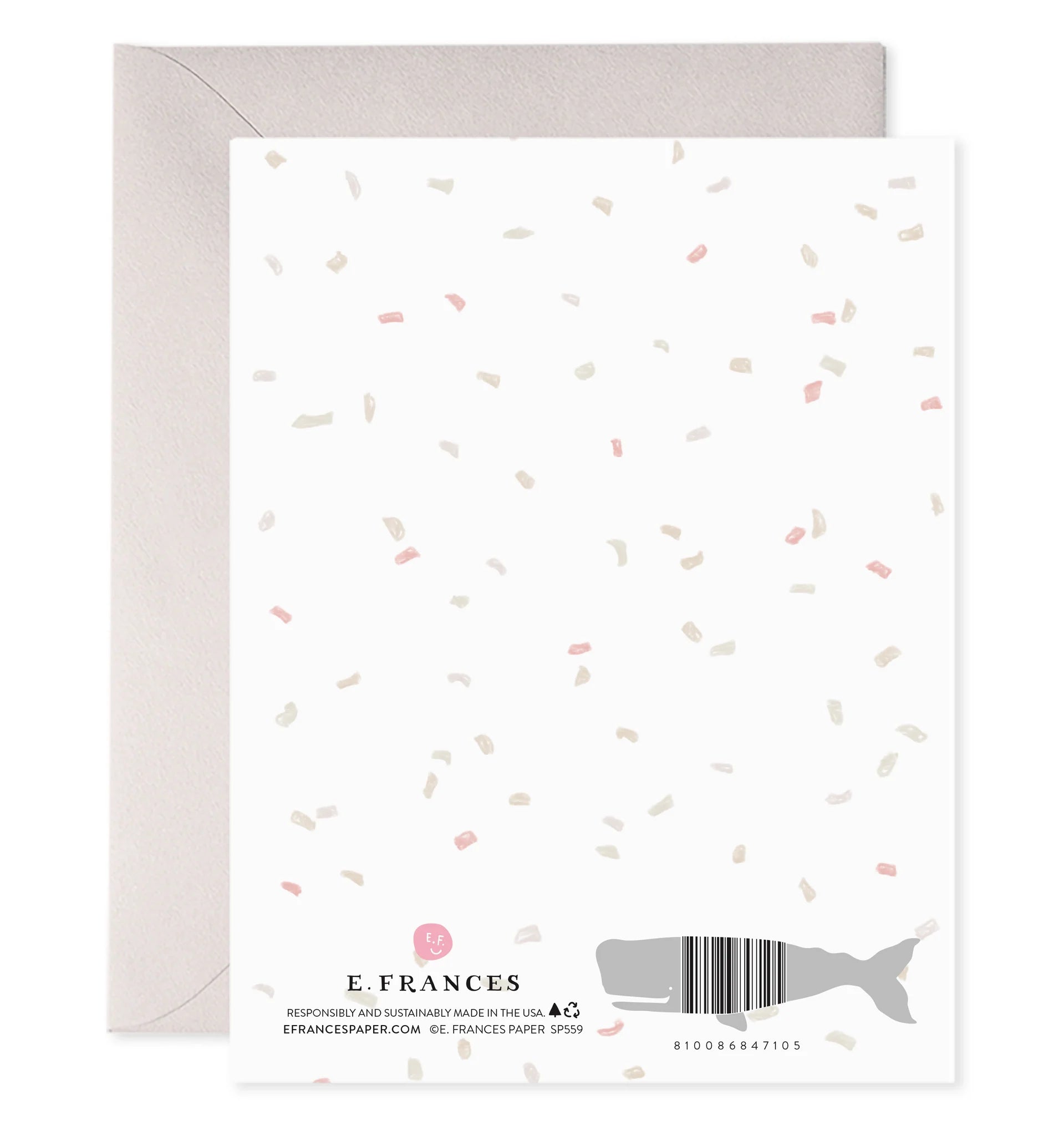 FROSTED WEDDING GREETING CARD