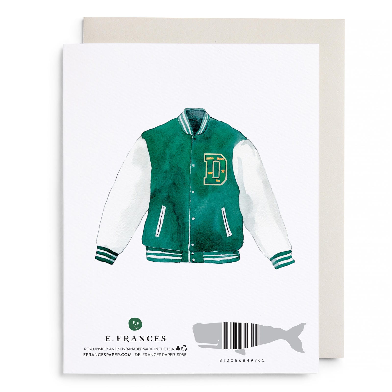 MVP Varsity Jacket Dad - Greeting Card