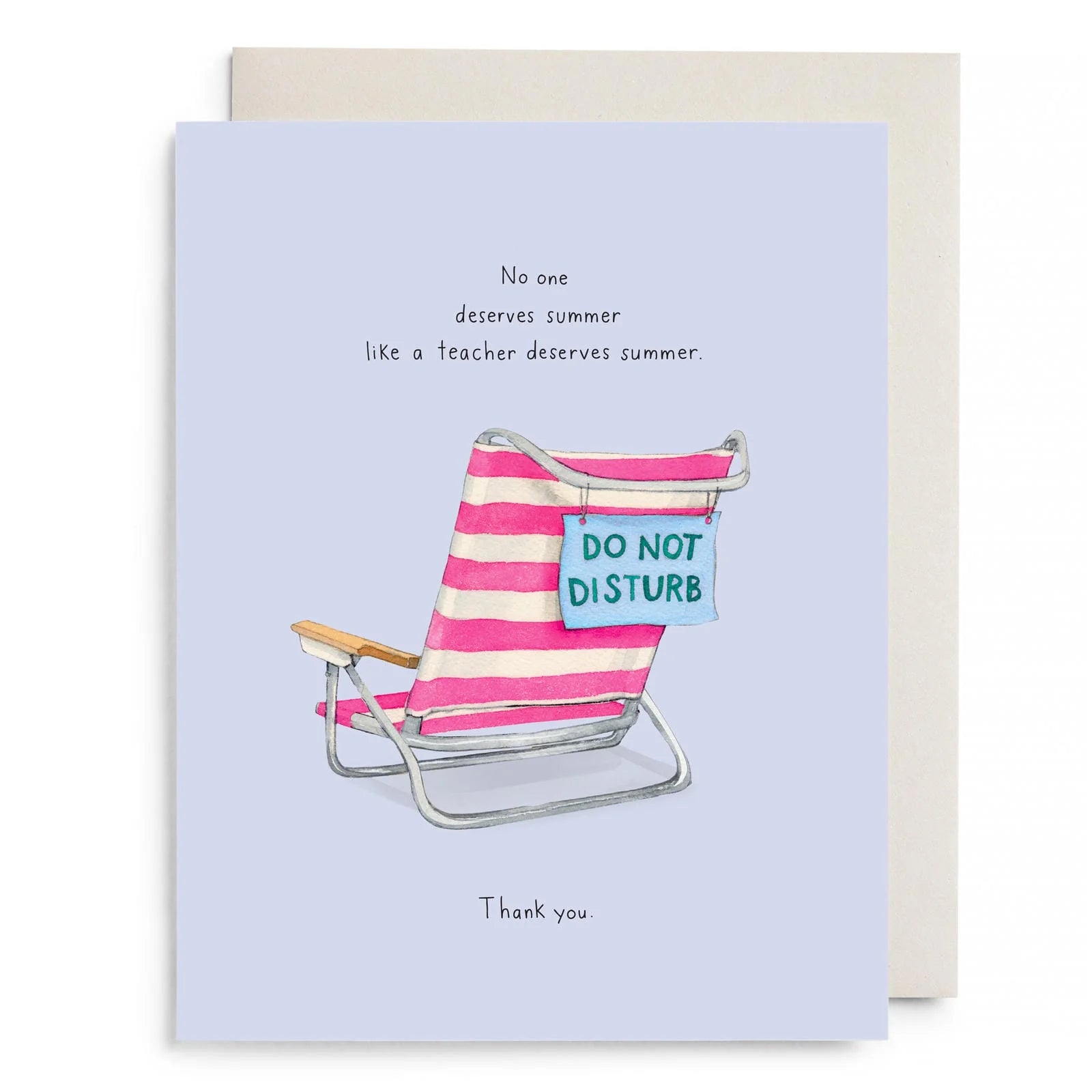Beach Teach Teacher - Greeting Card