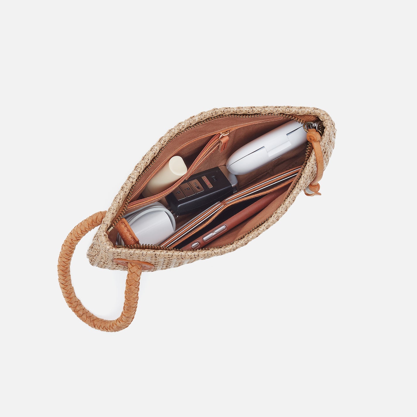 HOBO DAISY DAZE LARGE WRISTLET-MEADOW WOVEN STRAW