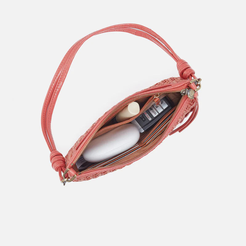 HOBO BAG DARCY -WILD ROSE WOVEN STRAW