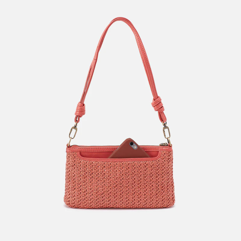HOBO BAG DARCY -WILD ROSE WOVEN STRAW