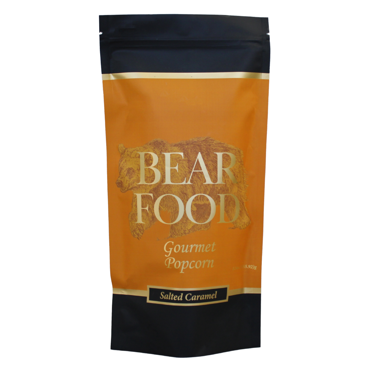 BEAR FOOD GOURMET POPCORN-SALTED CARAMEL-1.5 OZ-POUCH