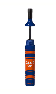 Game On - Blue/Orange Bottle Umbrella