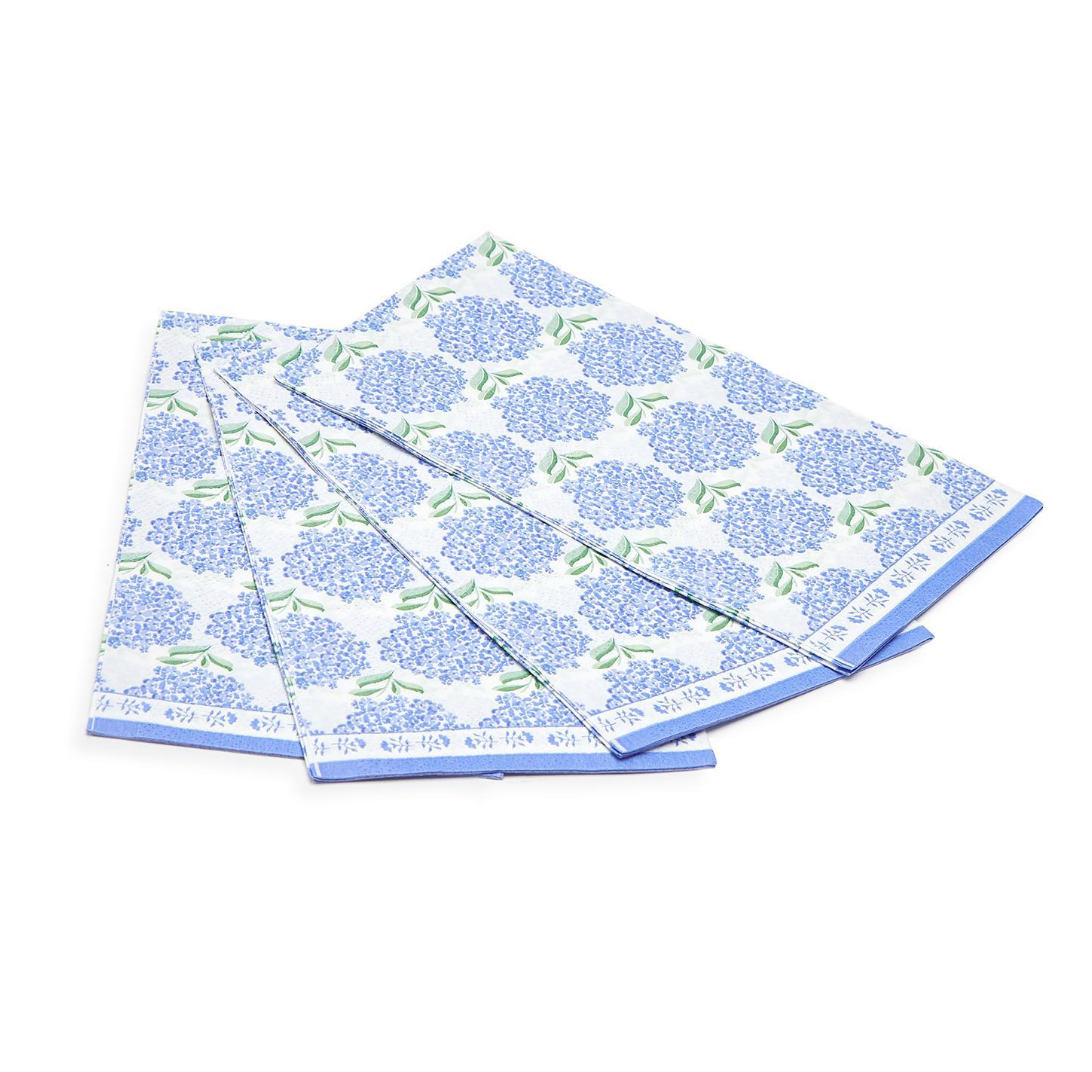 HYDRANGEA- 3-PLY PAPER GUEST TOWEL