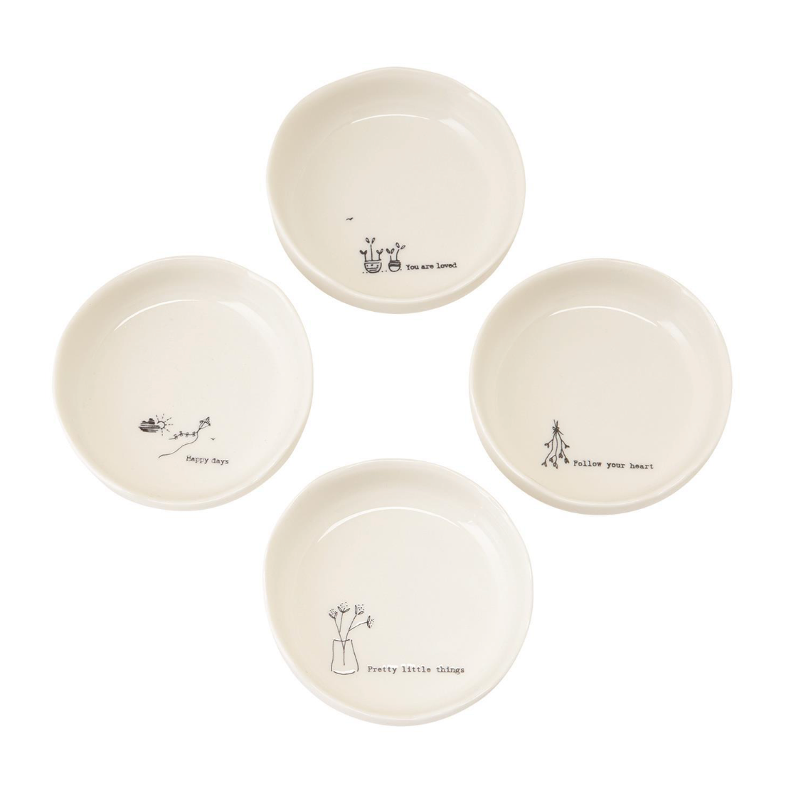 SWEET SAYING-DECORATIVE CHANGE BOWL