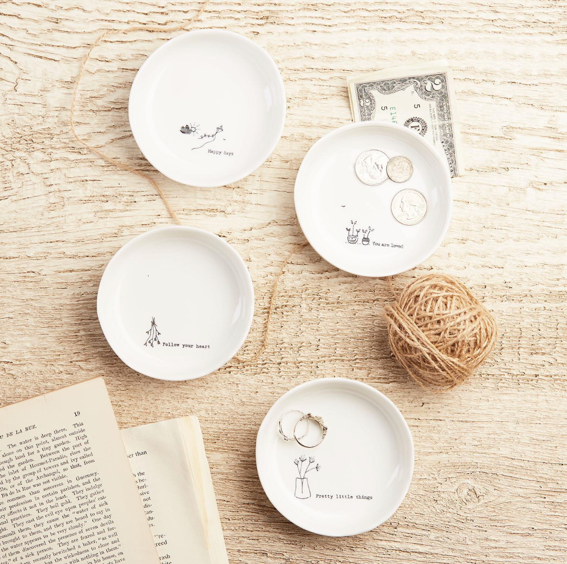 SWEET SAYING-DECORATIVE CHANGE BOWL