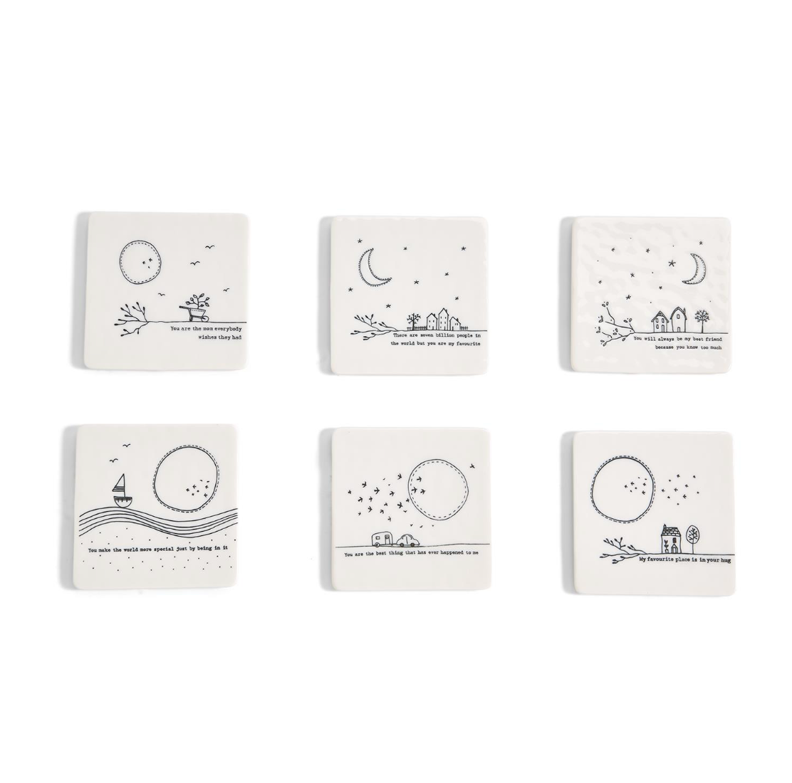 Square Coaster - Various Sentiments