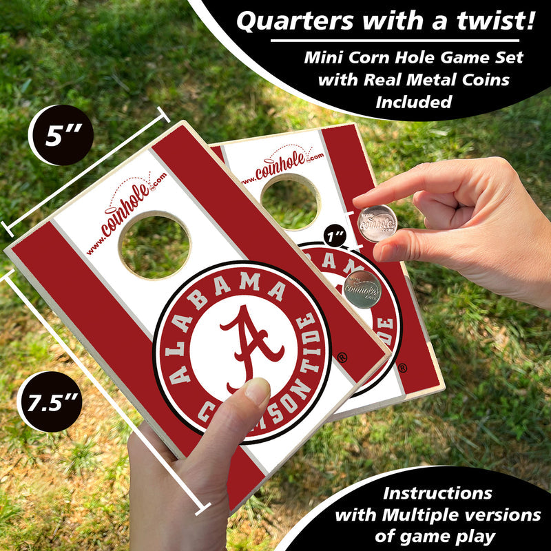 Alabama Crimson Tide Coinhole Game Set