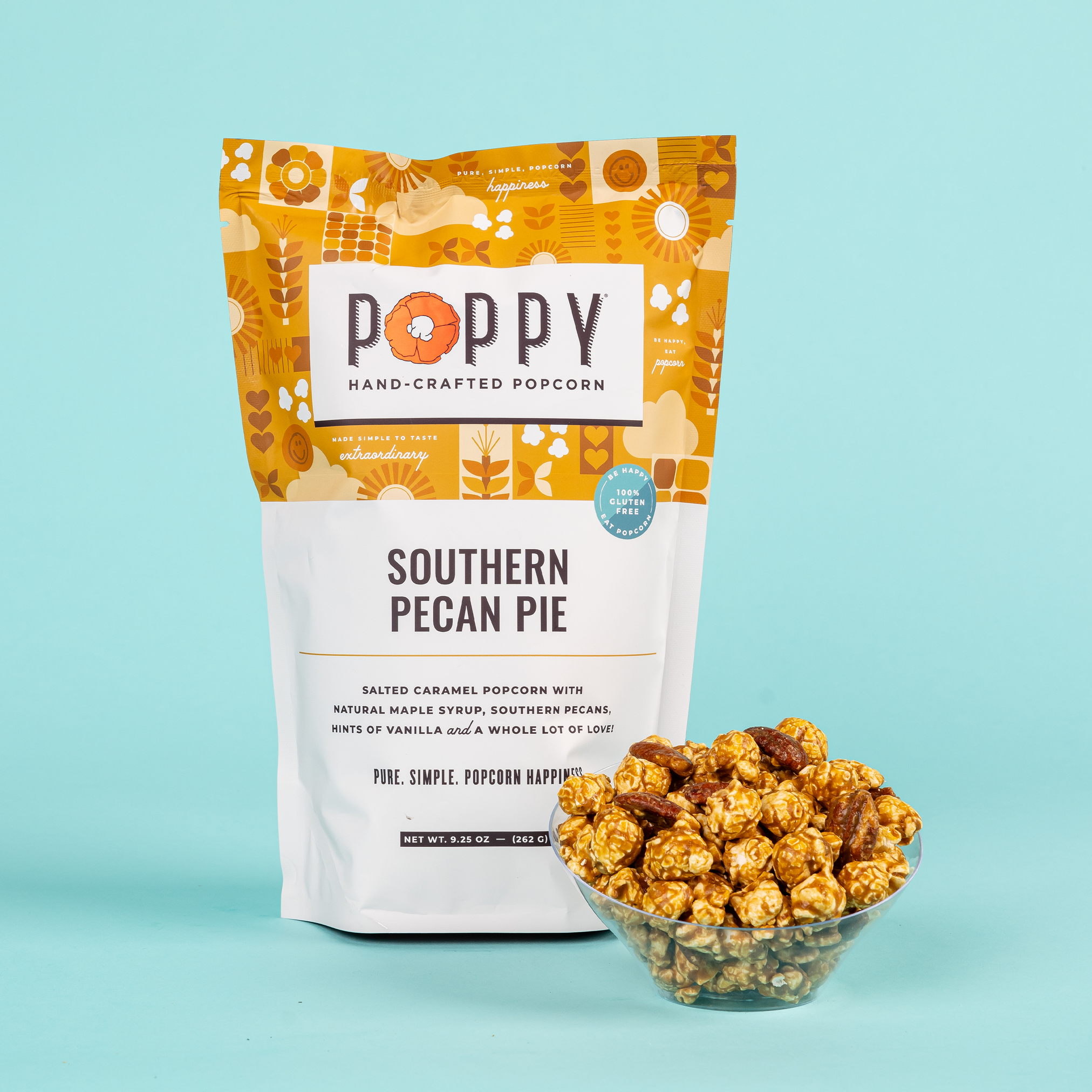 Southern Pecan Pie Popcorn - Market Bag
