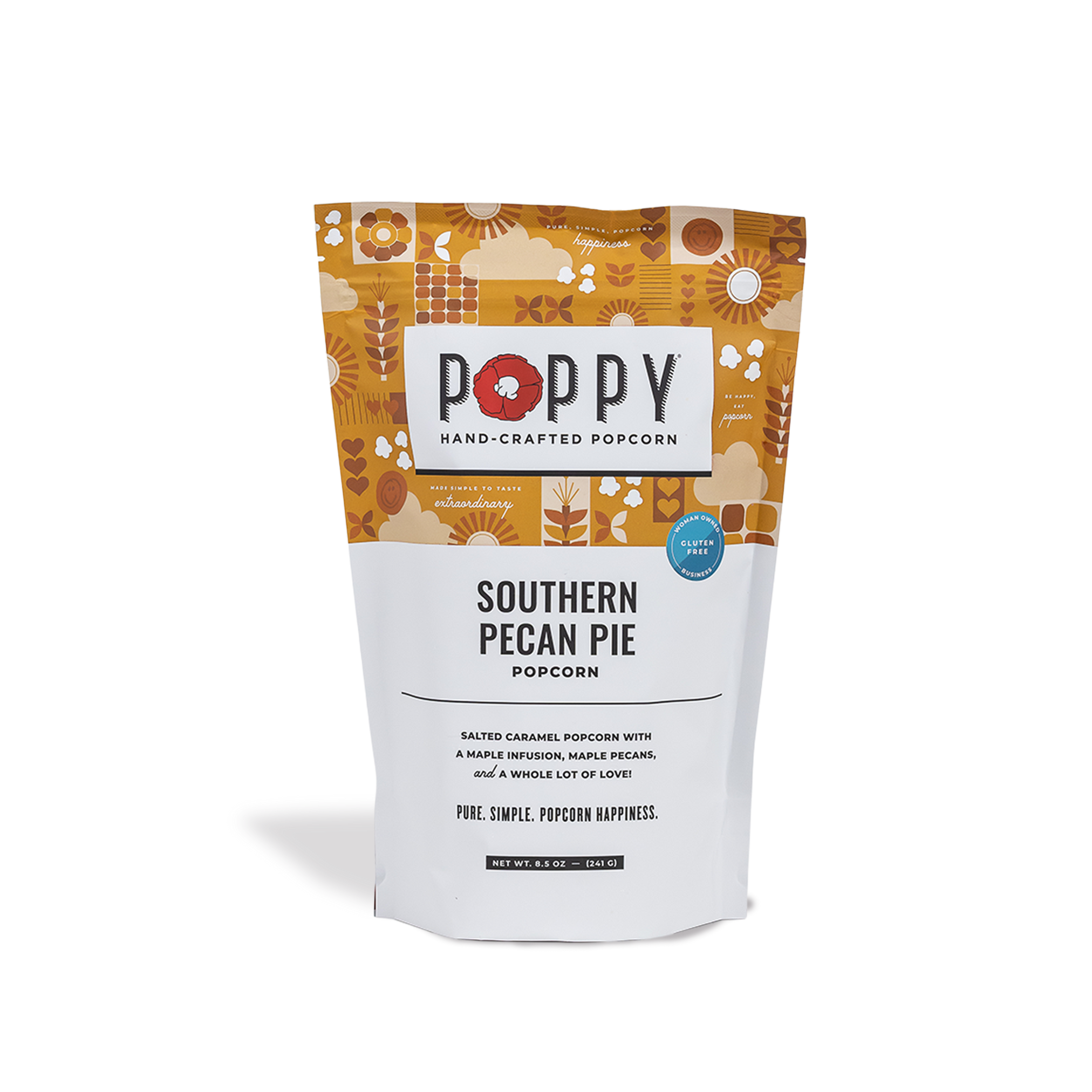 Southern Pecan Pie Popcorn - Market Bag