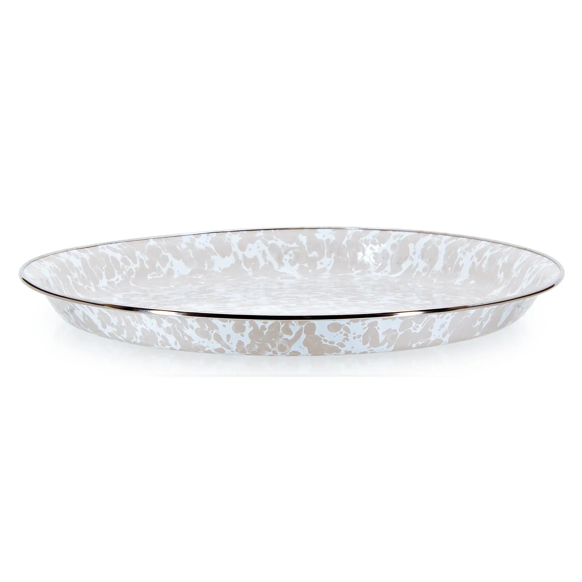 Taupe Swirl Medium Tray