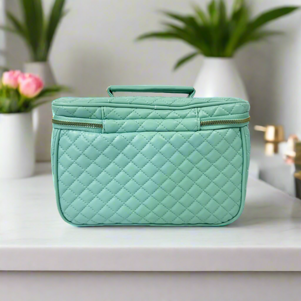 CLASSIC TRAIN CASE-TURQUOISE QUARTZ